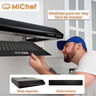 Foto 6 | Combo Rivara Parrilla Cristal Templado Kayser 4 Quemadores Campana De Pared 60aria-n