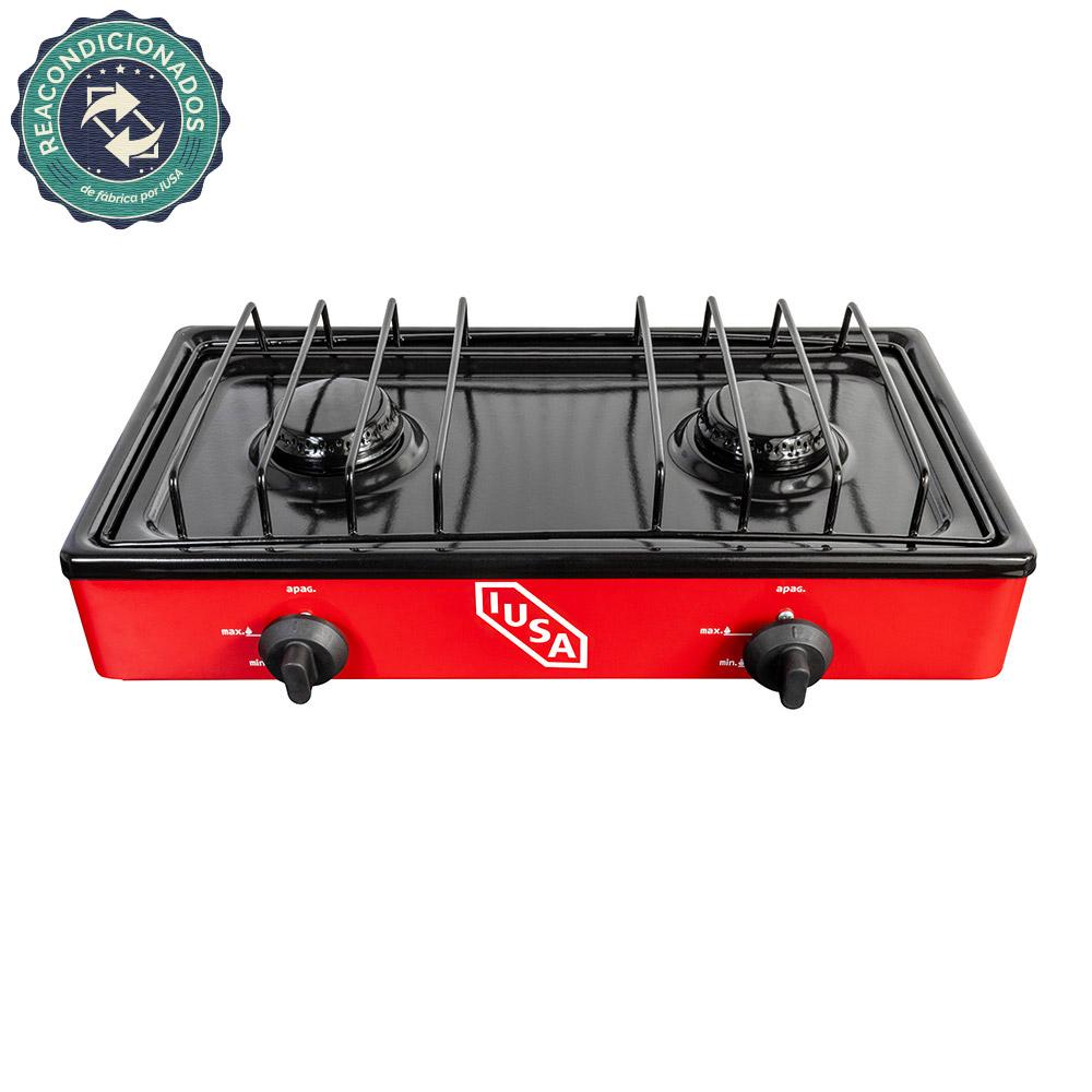 Parrilla De Gas Con 2 Quemadores Iusa Rojo  Reacondicionado