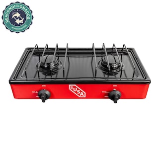 Foto 1 | Parrilla De Gas Con 2 Quemadores Iusa Rojo Reacondicionado