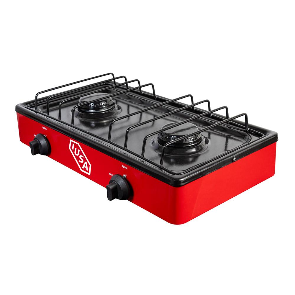 Foto 4 pulgar | Parrilla De Gas Con 2 Quemadores Iusa Rojo  Reacondicionado