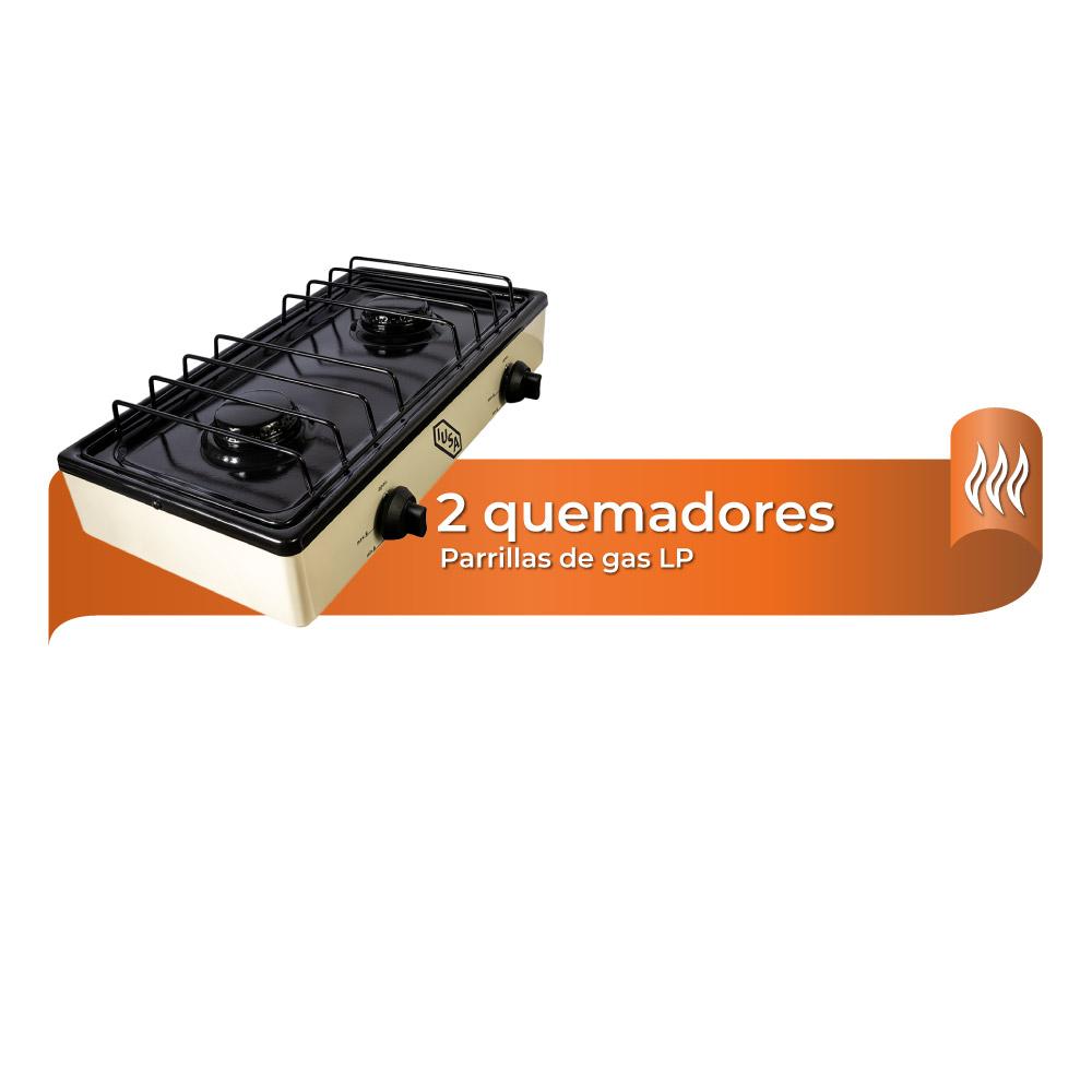 Foto 8 pulgar | Parrilla De Gas Con 2 Quemadores Iusa Avena  Reacondicionado