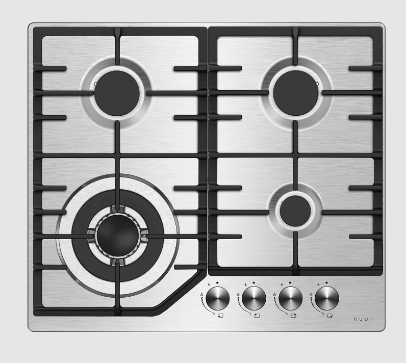 Foto 1 | Parrilla De Gas De Acero Inoxidable Con 4 Quemadores Incluye Espreas Para Gas Natural Y Dispositivo De Seguridad
