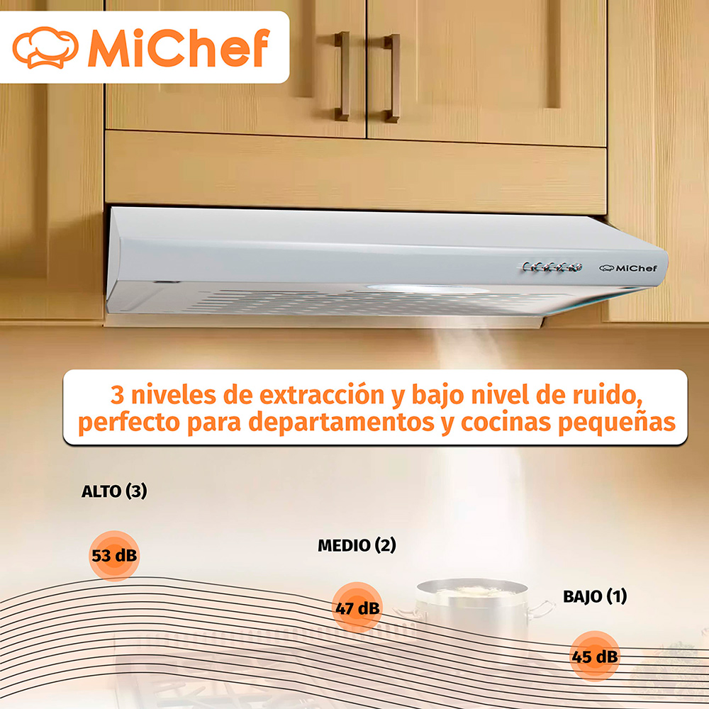 Foto 9 pulgar | Combo Bigoli Parrilla De 60 Cm Con 4 Quemadores Color Acero Con Campana De Pared De 60 Cm