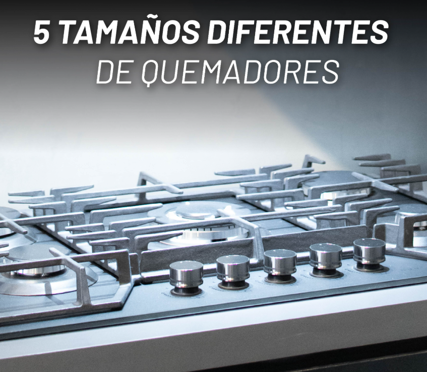 Foto 4 | Parrilla De Gas De Vidrio Templado Mate 8mm Con 5 Quemadores Incluye Espreas Para Gas Natural Y Dispositivo De Seguridad