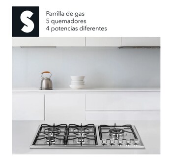 Foto 3 | Parrilla Empotrable 51 cm de Gas color Gris