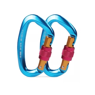 Foto 1 | Mosqueton De Escalada 25kn Para Aparejos Cuerdas Eo Safe Imports Esi-14726 Azul