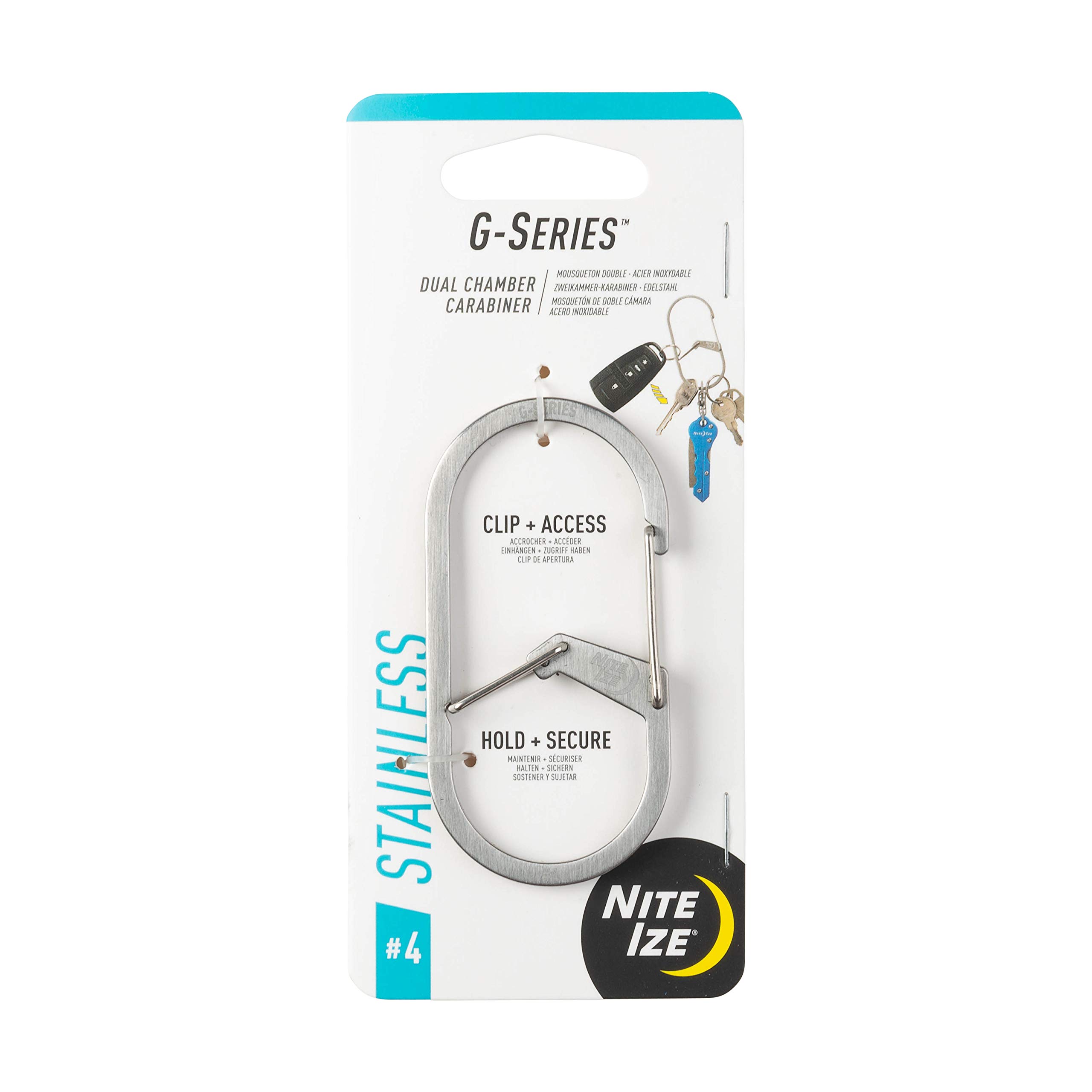 Foto 2 pulgar | Mosquetón Nite Ize G-series Gs4-11-r6 De Acero Inoxidable #4 - Venta Internacional.