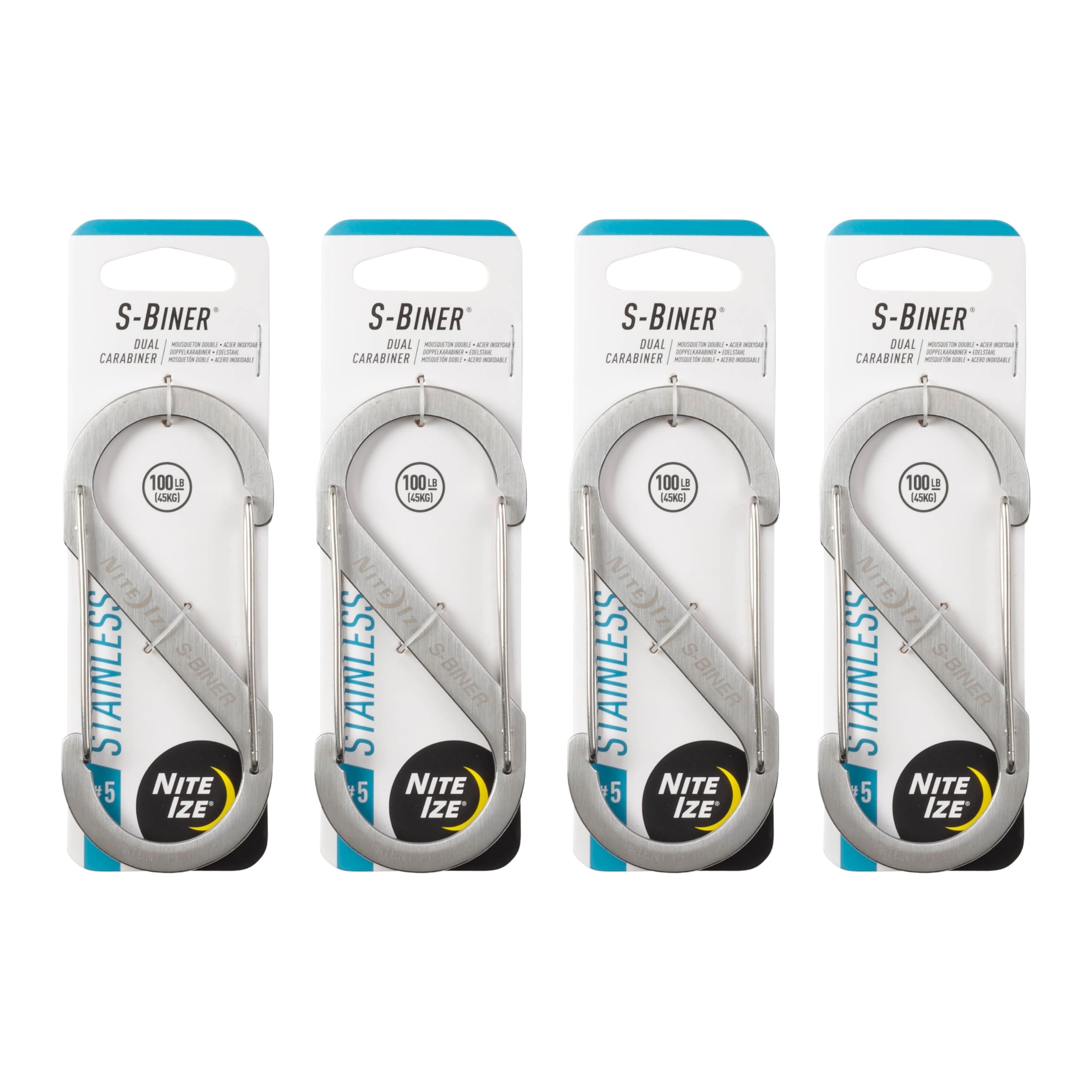 Foto 1 | Mosquetón Doble De Acero Inoxidable Carabiner Nite Ize S-biner - Venta Internacional.