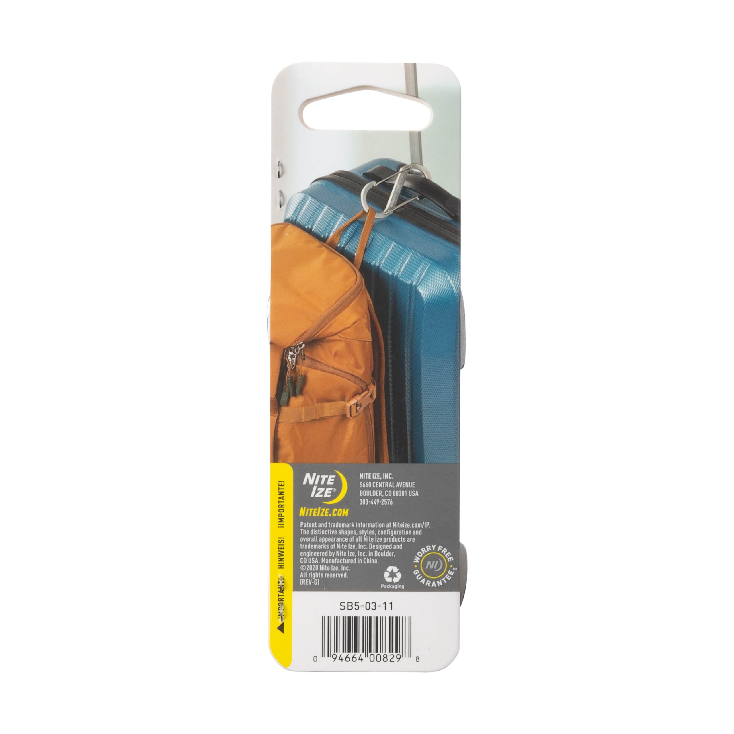 Foto 6 pulgar | Mosquetón Doble De Acero Inoxidable Carabiner Nite Ize S-biner - Venta Internacional.
