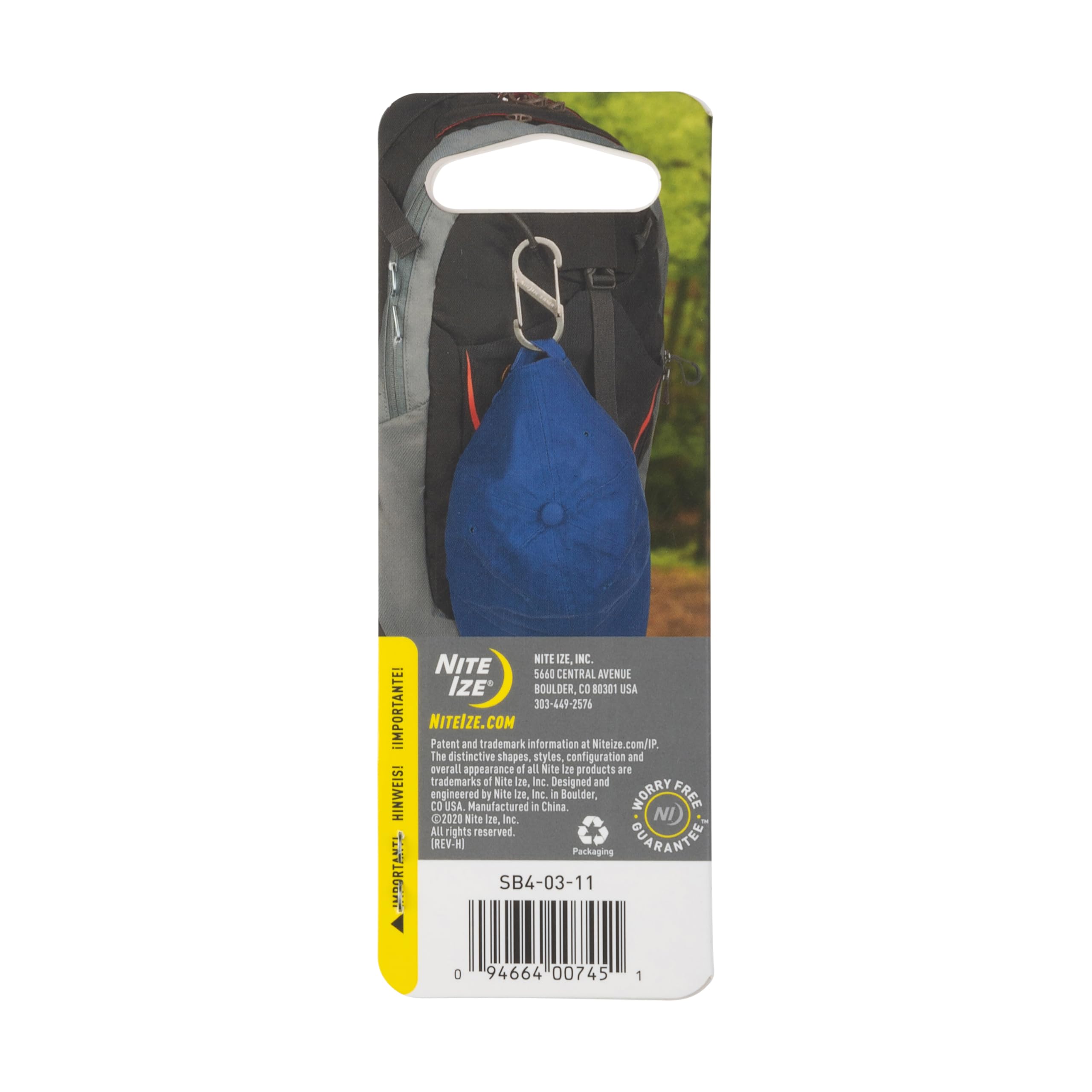 Foto 7 pulgar | Mosquetón Doble De Acero Inoxidable Carabiner Nite Ize S-biner - Venta Internacional.