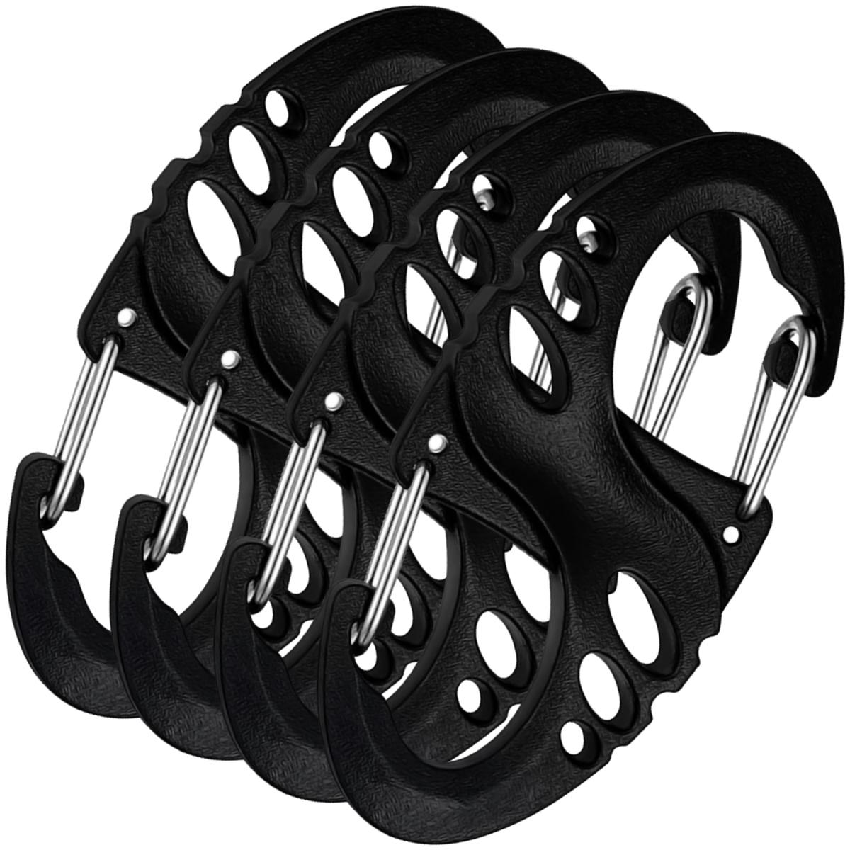 Foto 2 pulgar | Mosquetón Forma S Mxhkr-004 4piezas Ventdepot Negro