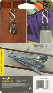 Foto 5 | Mosquetón Nite Ize S-biner Slidelock De Acero Inoxidable (paquete De 3) - Venta Internacional.