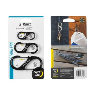 Foto 6 | Mosquetón Nite Ize S-biner Slidelock De Acero Inoxidable (paquete De 3) - Venta Internacional.