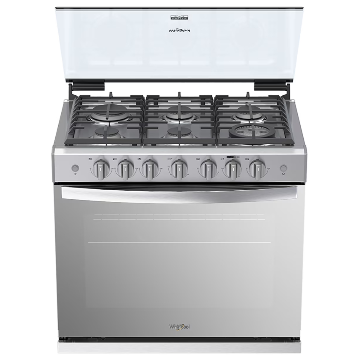 Estufa de Gas Whirlpool Wer5100s 76 cm Acero Inoxidable