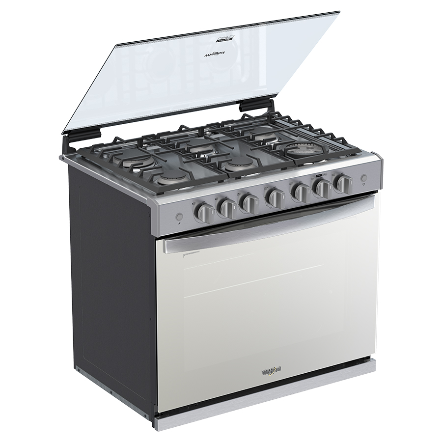 Foto 5 | Estufa de Gas Whirlpool Wer5100s 76 cm Acero Inoxidable