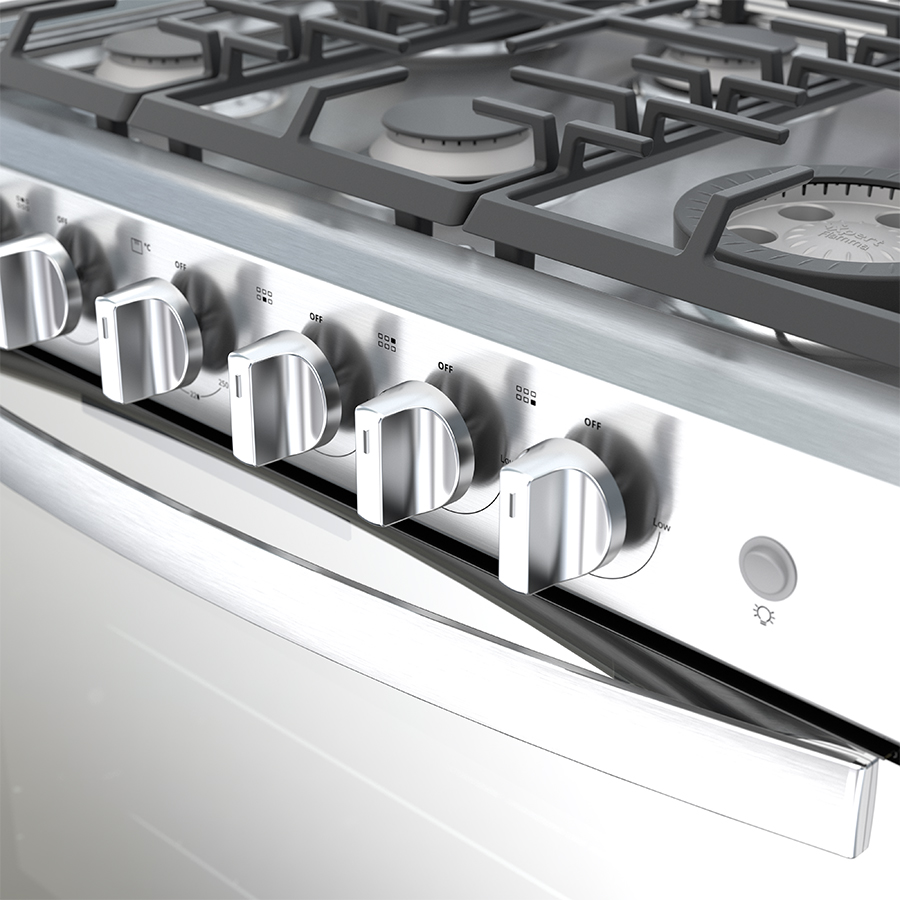 Foto 4 pulgar | Estufa Whirlpool Wer5000s Gas Empotrable 30'' Acero Inoxidable