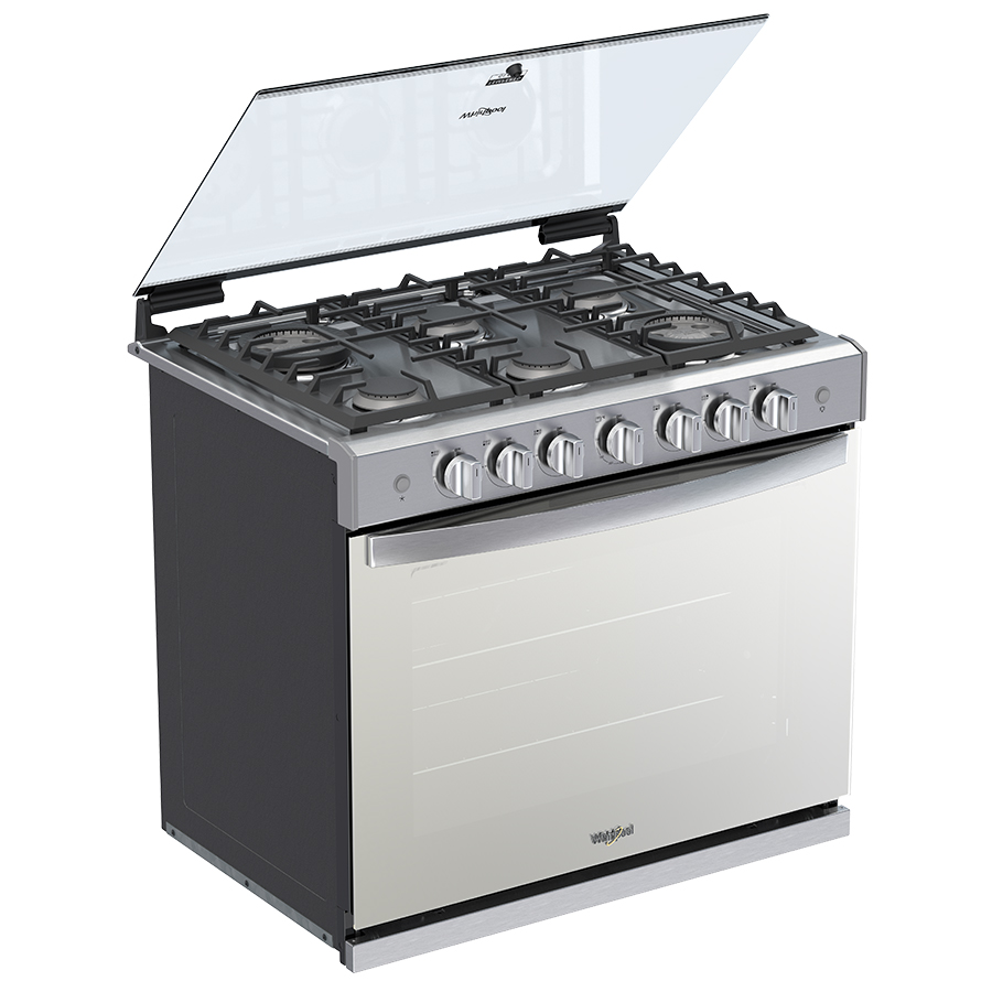 Foto 6 | Estufa Whirlpool Wer5000s Gas Empotrable 30'' Acero Inoxidable