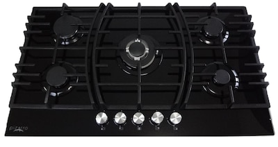 Foto 1 | Parrilla de 5 Quemadores en Cristal Templado Negro