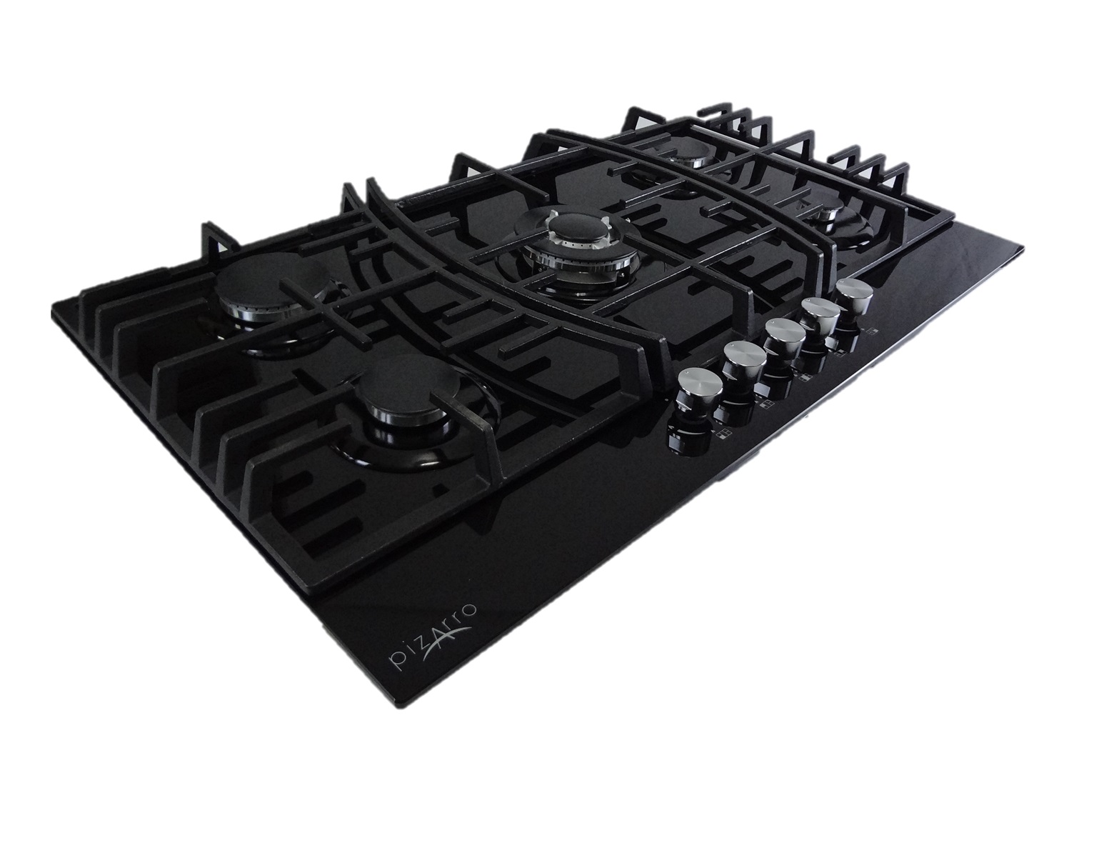 Foto 2 | Parrilla de 5 Quemadores en Cristal Templado Negro