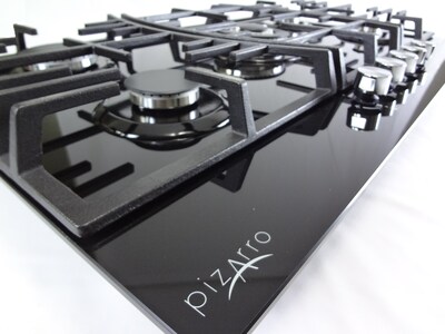 Foto 3 | Parrilla de 5 Quemadores en Cristal Templado Negro