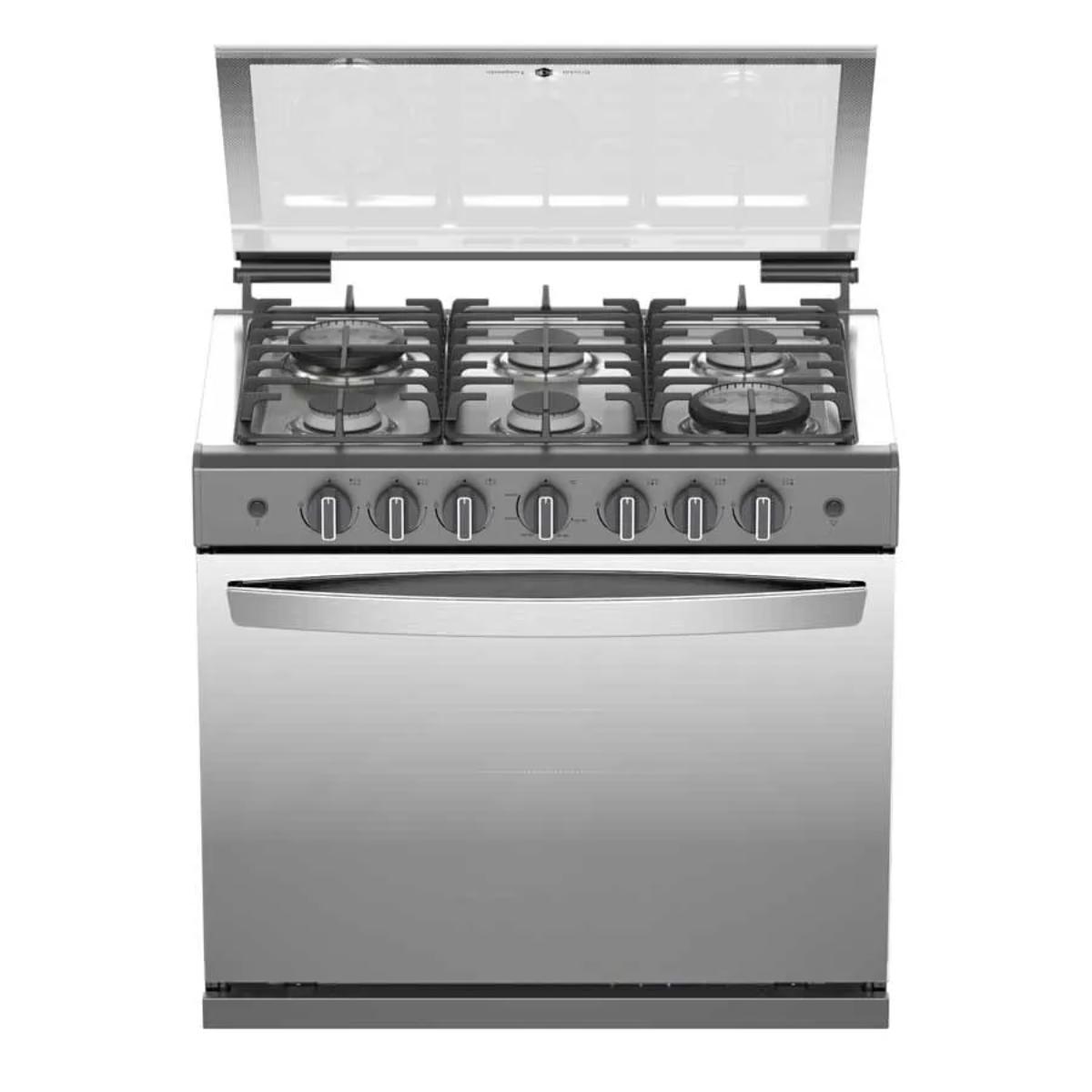 Estufa De Gas Empotre Acros Abr7140g De 80 Cm (31'') Color Tittanio