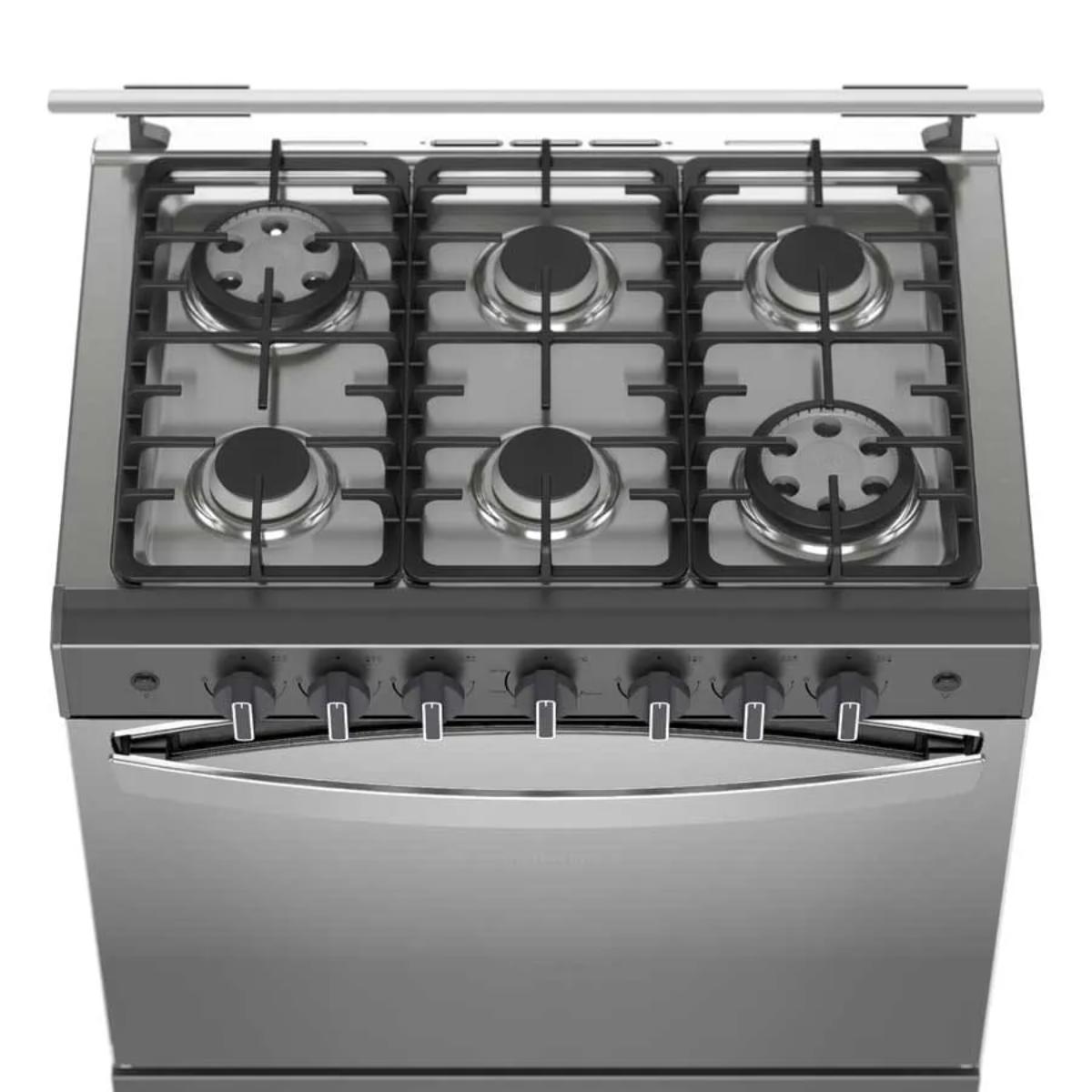 Foto 5 pulgar | Estufa De Gas Empotre Acros Abr7140g De 80 Cm (31'') Color Tittanio