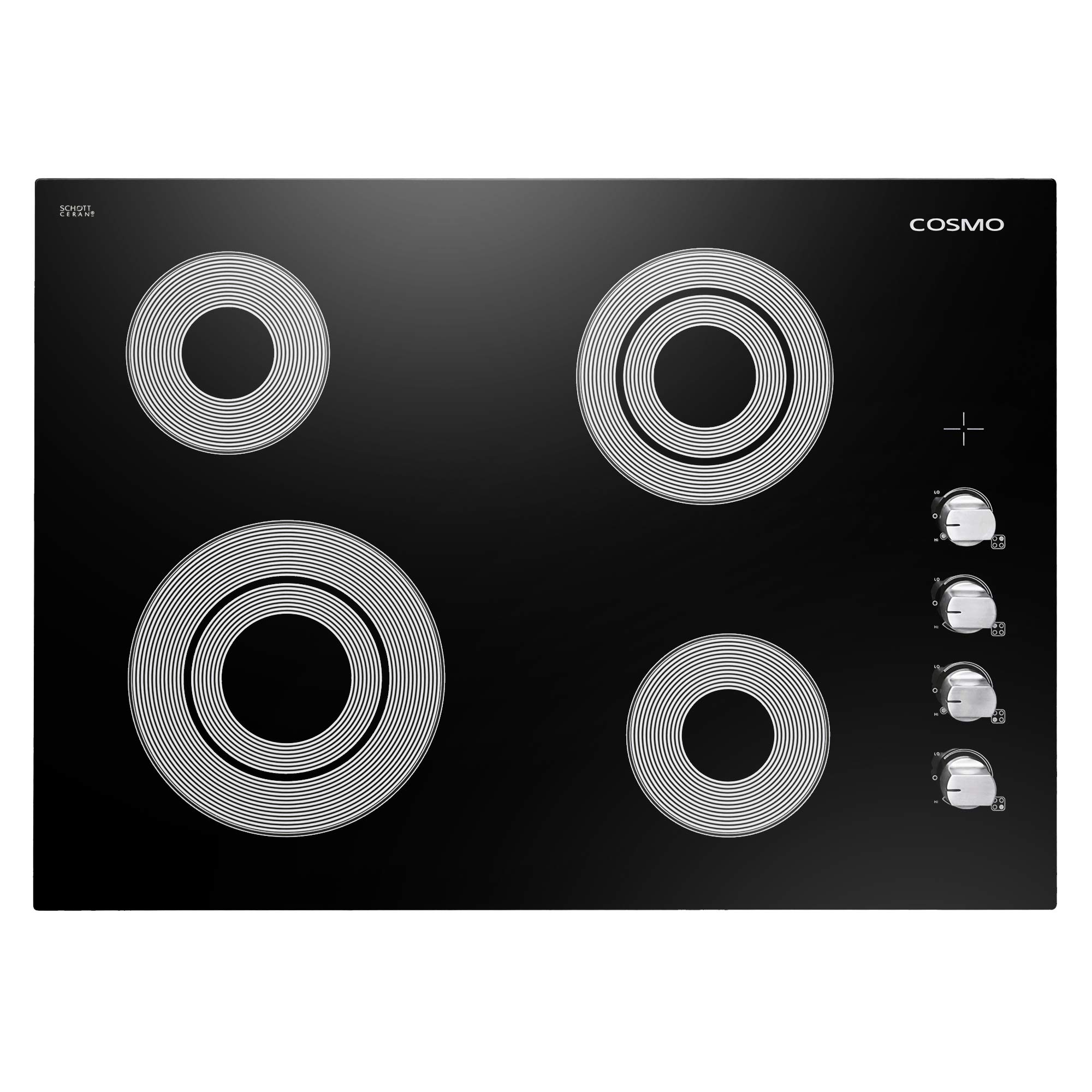 Foto 1 | Estufa Eléctrica De Vidrio Cerámico Cosmo Cos-304ecc 4 Quemadores - Venta Internacional.