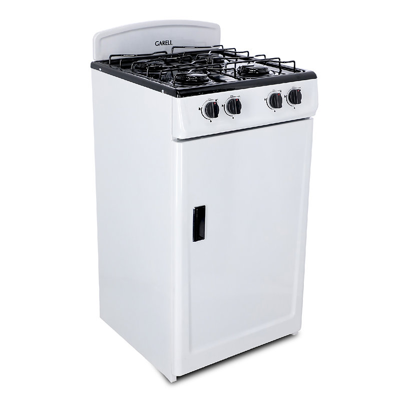 Foto 1 | Estufa de Piso Garell  Pg4q-b  20‘’ con 4 Quemadores color Blanco