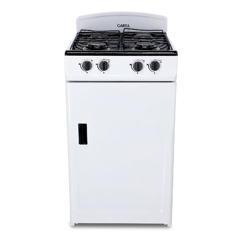 Foto 2 | Estufa de Piso Garell  Pg4q-b  20‘’ con 4 Quemadores color Blanco