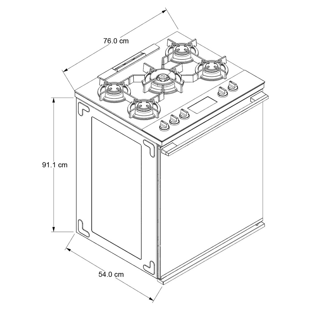 Foto 9 pulgar | Estufa de Piso Whirlpool Wfr9100s 30'' Gas Full Side Door Acero Inoxidable