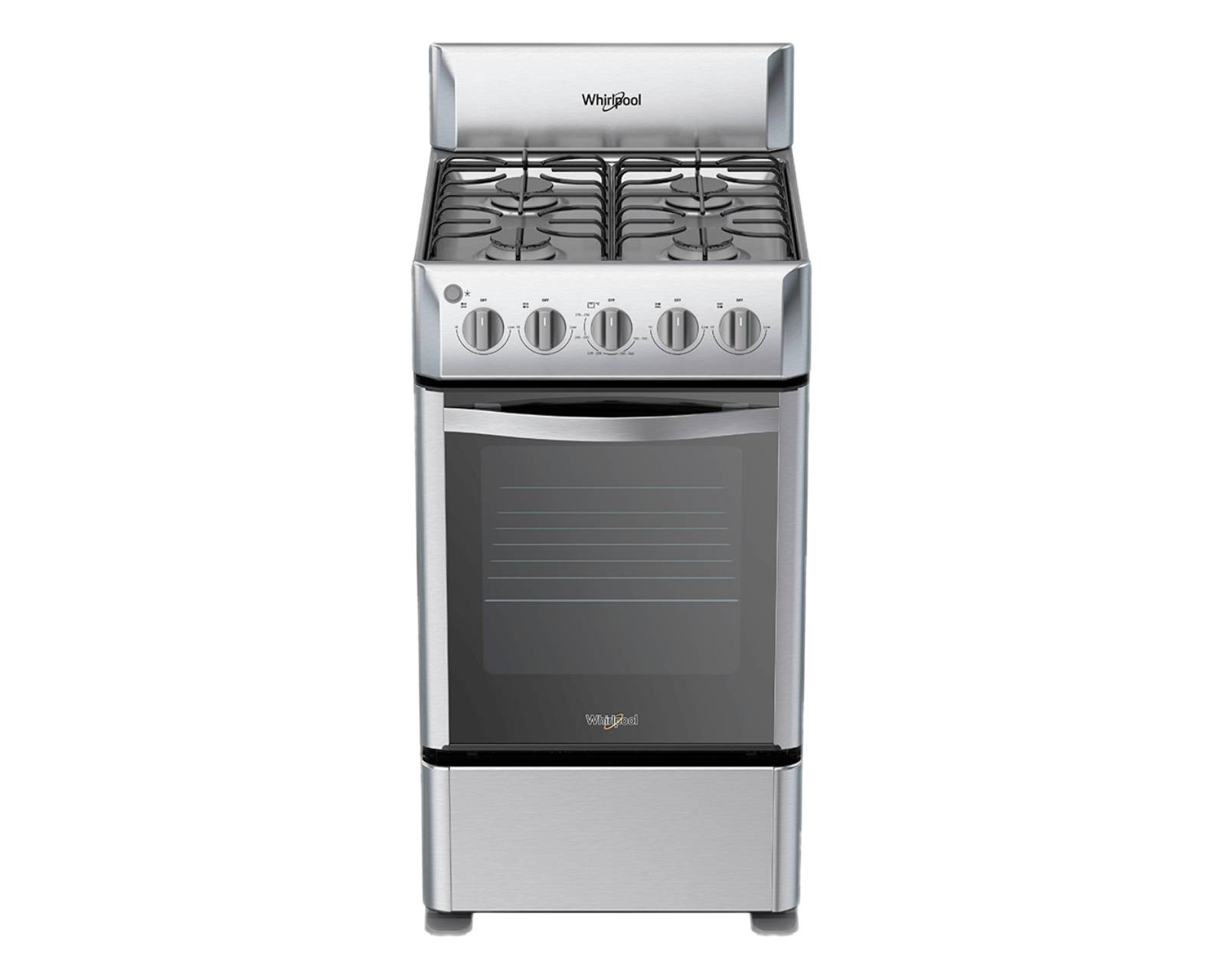 Foto 1 | Estufa Whirlpool 20 Pulgadas Acero Inoxidable  4 Quemadores