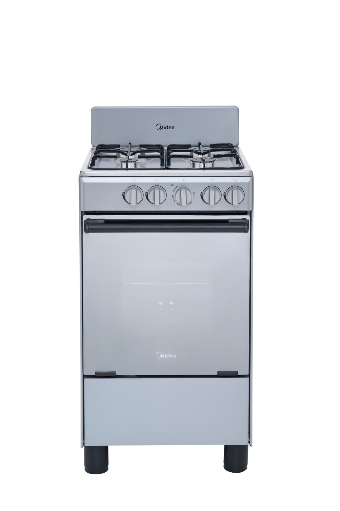 Estufa de Piso con Copete Midea 20'' Inoxidable Chef Silver