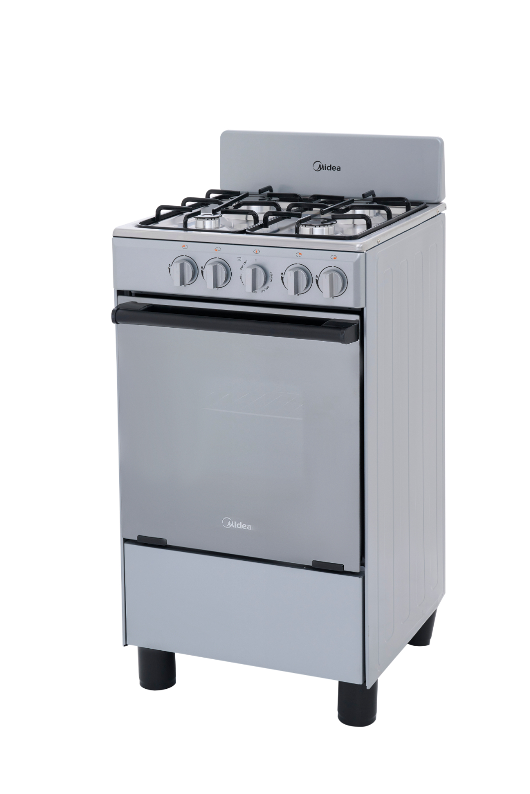 Foto 4 pulgar | Estufa de Piso con Copete Midea 20'' Inoxidable Chef Silver