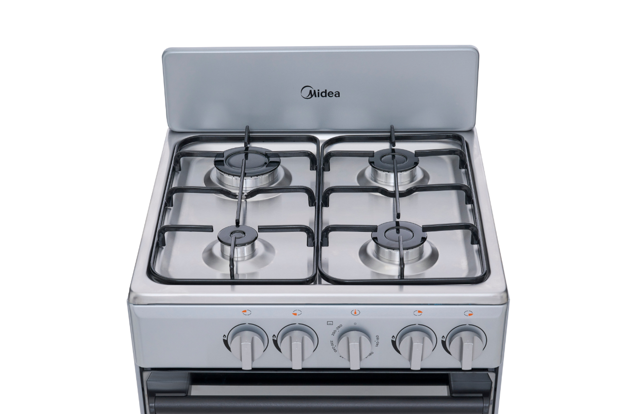 Foto 7 pulgar | Estufa de Piso con Copete Midea 20'' Inoxidable Chef Silver