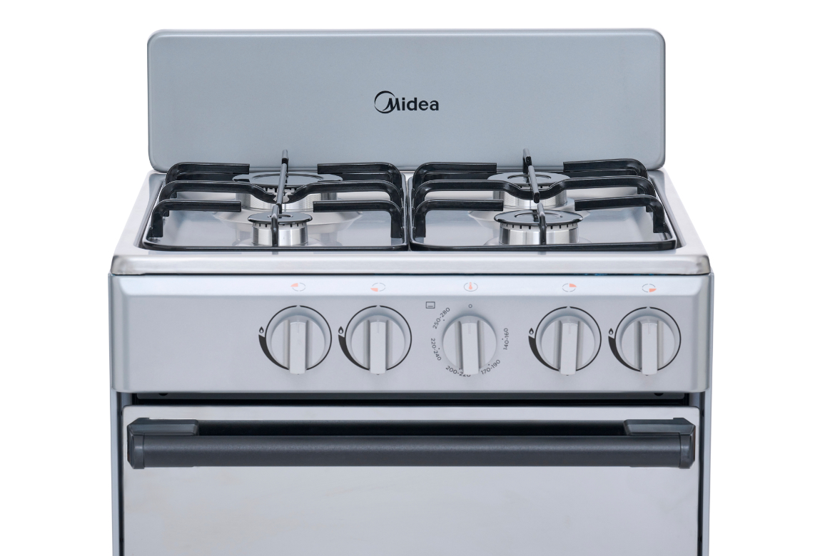 Foto 8 pulgar | Estufa de Piso con Copete Midea 20'' Inoxidable Chef Silver