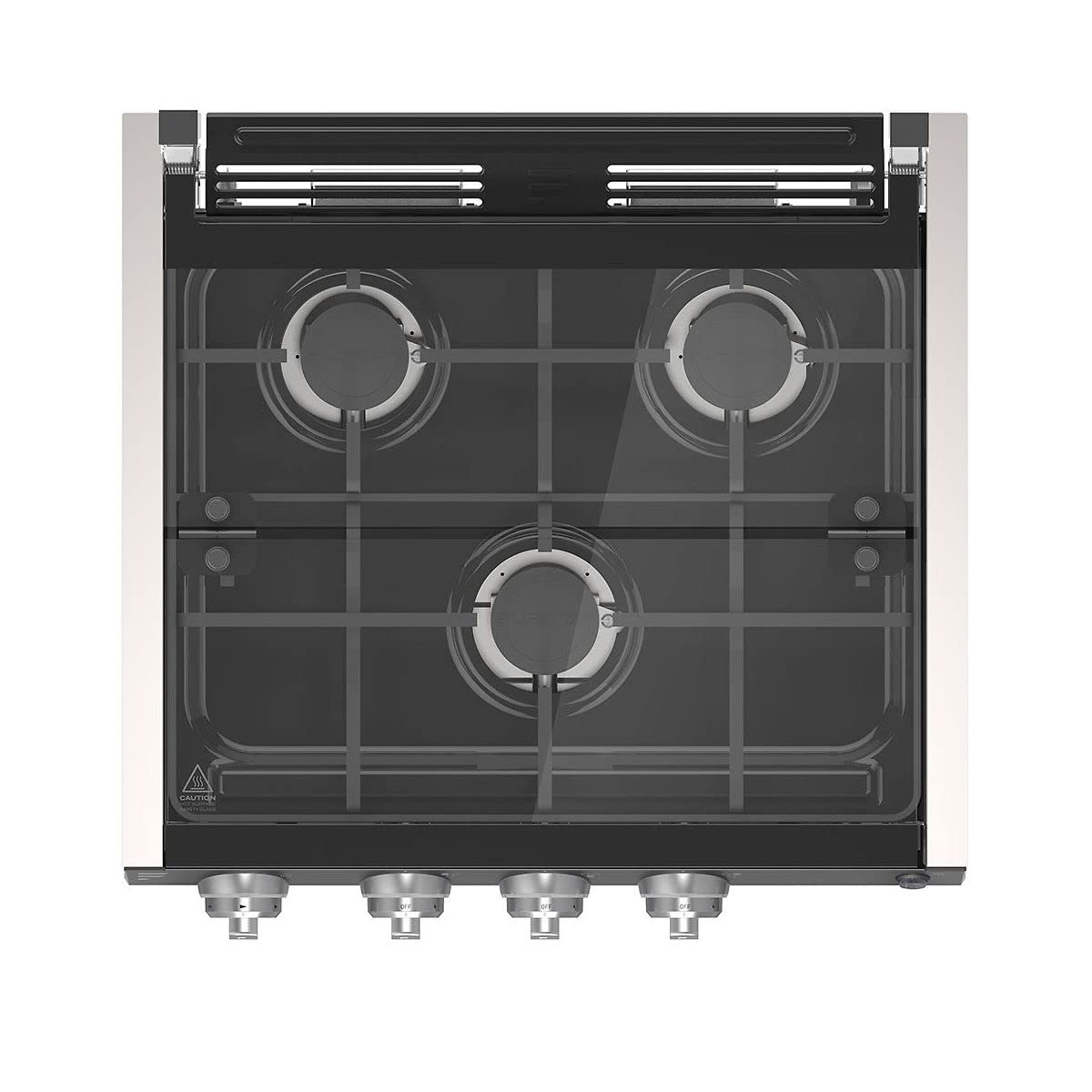 Estufa De Gas Para Autocaravana Furrion 2021123926, 3 Quemadores Con Cubierta De Vidrio - Venta Internacional.