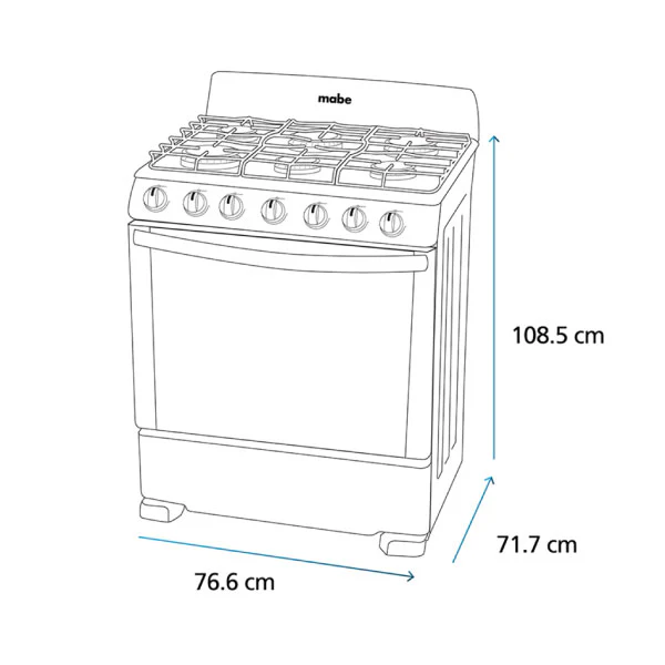 Foto 6 | Estufa De Piso Iem 76 Cm (30 Pulgadas) Negra