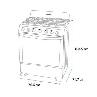Foto 6 | Estufa De Piso Iem 76 Cm (30 Pulgadas) Negra