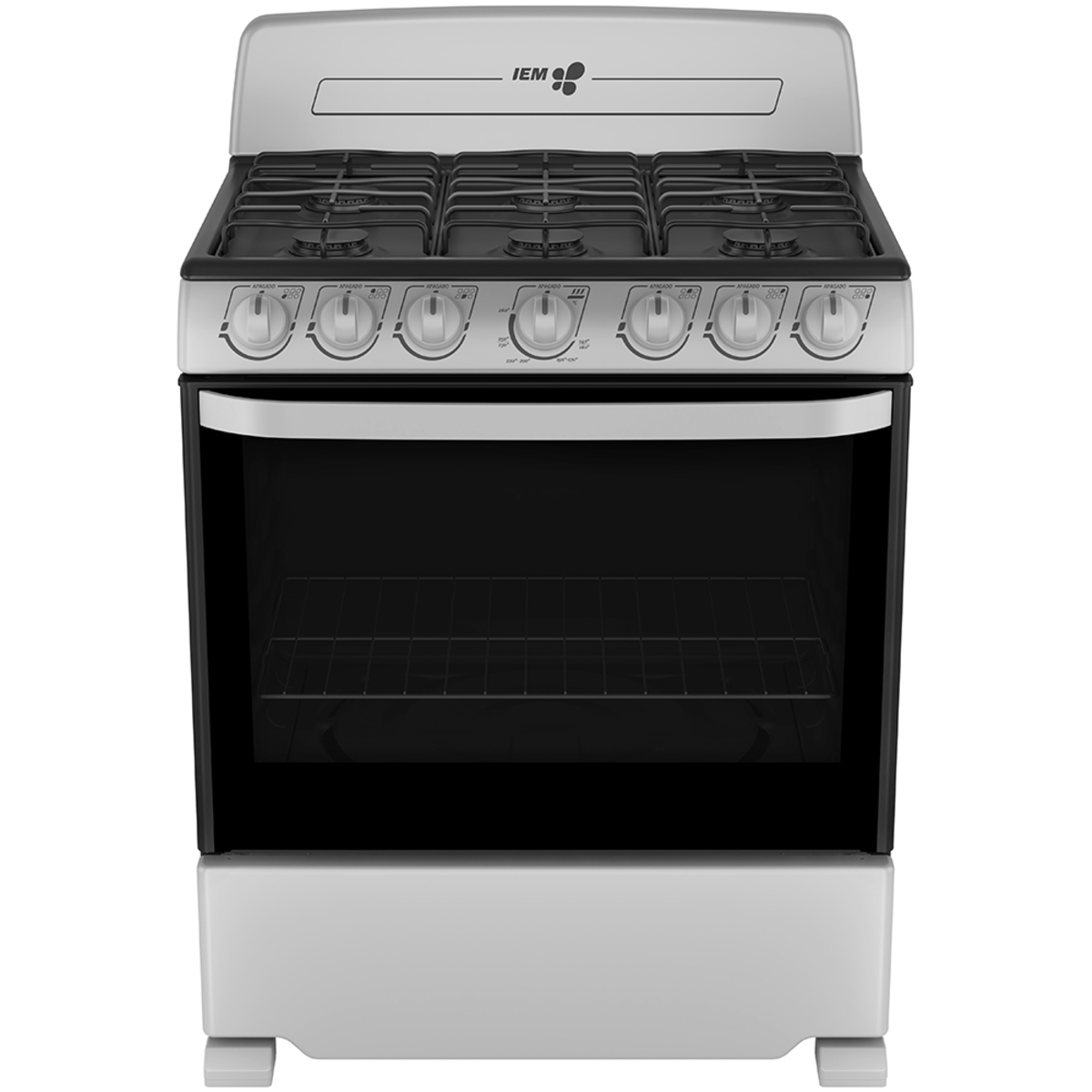 Estufa IEM de Gas 30'' 76 cm Silver