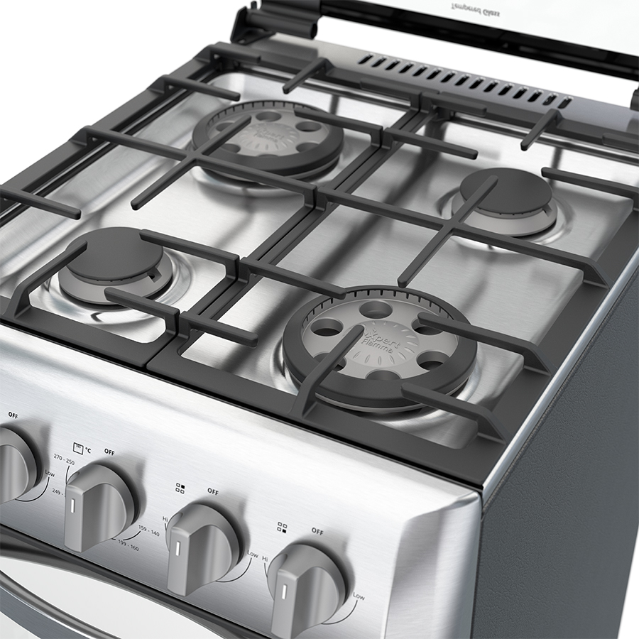Foto 4 pulgar | Estufa Whirlpool De Piso 20'' Con 4 Quemadores De Gas Wwr7000s