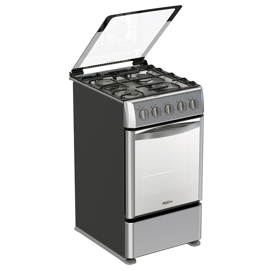 Foto 5 pulgar | Estufa Whirlpool De Piso 20'' Con 4 Quemadores De Gas Wwr7000s