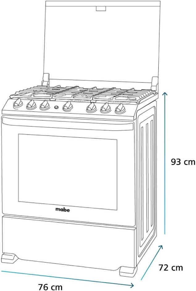 Foto 2 | Estufa Mabe 30'' Emh7602dss0