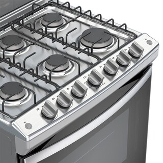 Foto 3 | Estufa Whirlpool Al Piso Gas Lp 30'' Gris Acero Wfr3000d
