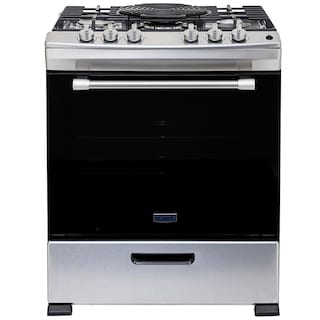 Foto 1 | Estufa Al Piso Gas Lp 30'' Gris Acero