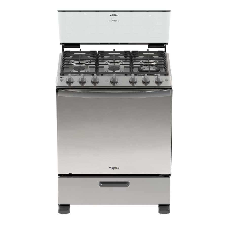 Foto 2 pulgar | Estufa Side Door De Gas Xpert Air Cooking De Piso 30'' Con 6 Quemadores Wfr7250s