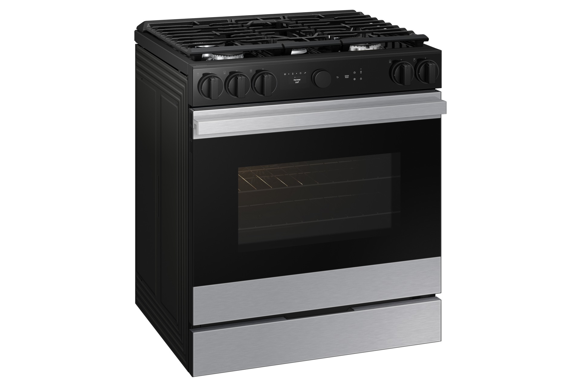 Foto 3 pulgar | Estufa Samsung Bespoke 5 Quemadores Airfry Smartthings Plateado