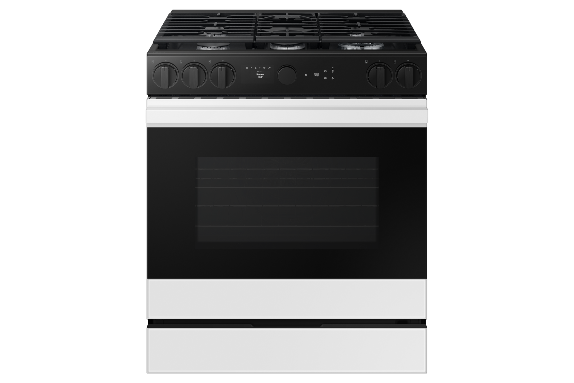 Foto 2 pulgar | Estufa Samsung Bespoke 5 Quemadores Airfry Smartthings Blanco