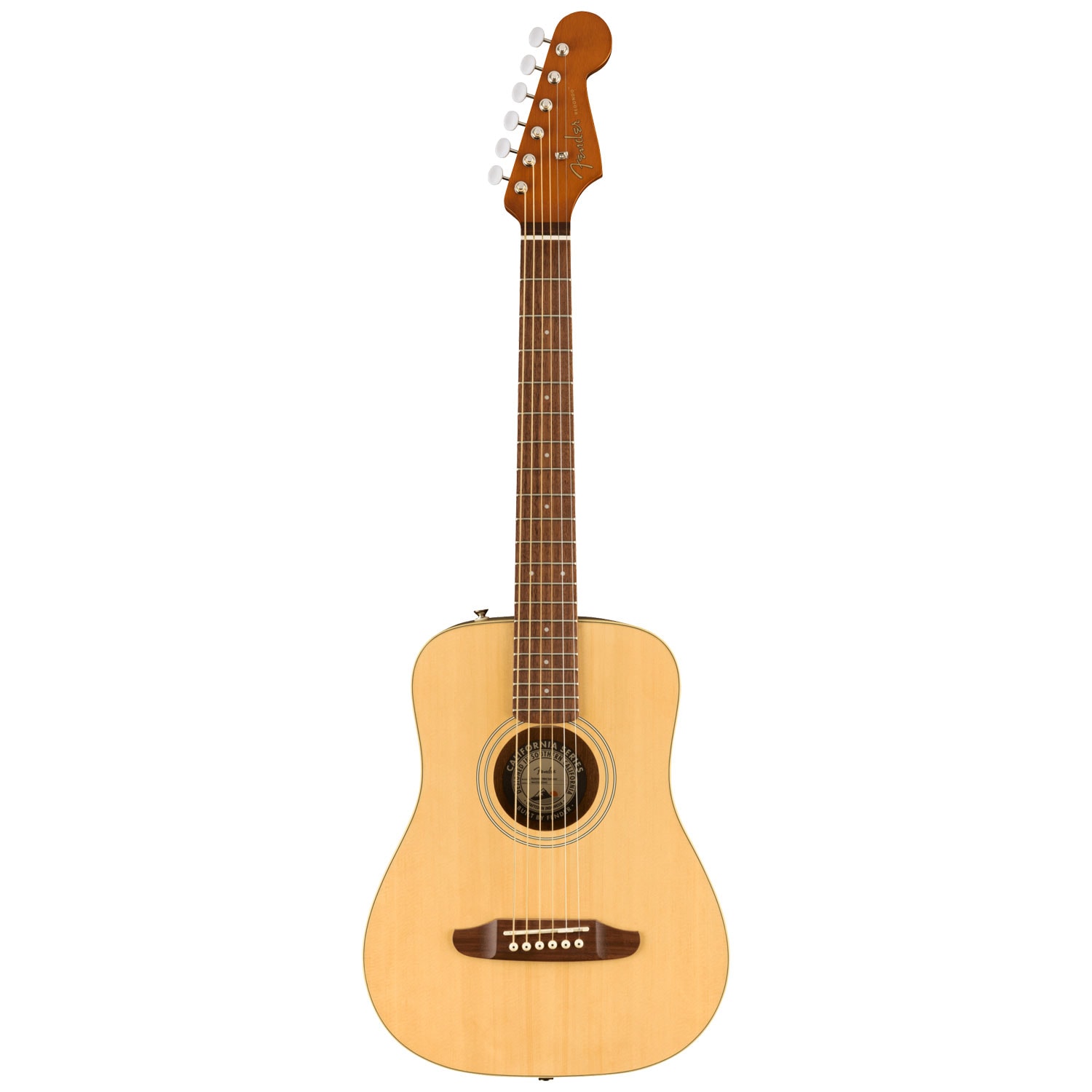 Guitarra Acústica Fender color Marrón con Funda $8,653