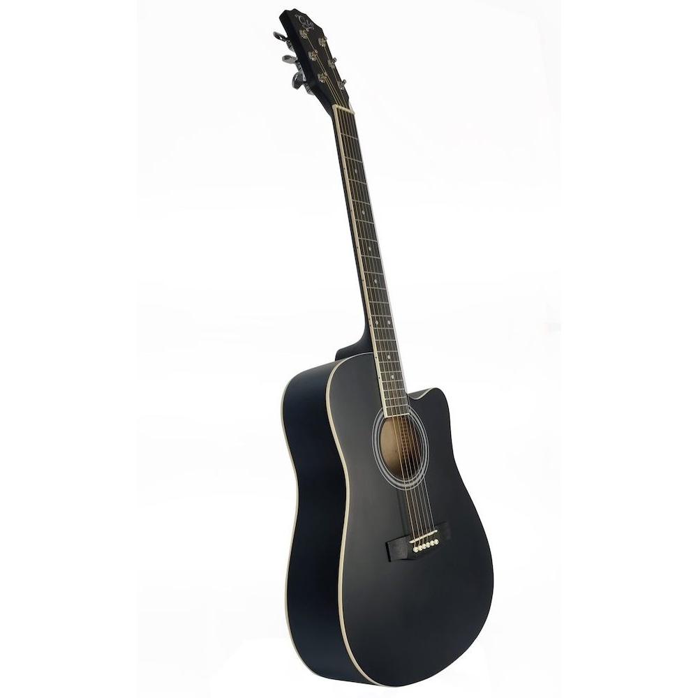 Guitarra Acústica Romms CHGA-41BK Negra 41'' con Alma QTE
