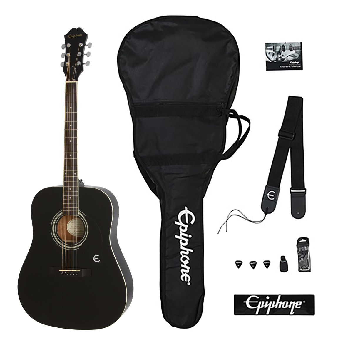 Guitarra Acústica Epiphone Ft-100 Pack Ebo + Funda Tahalí